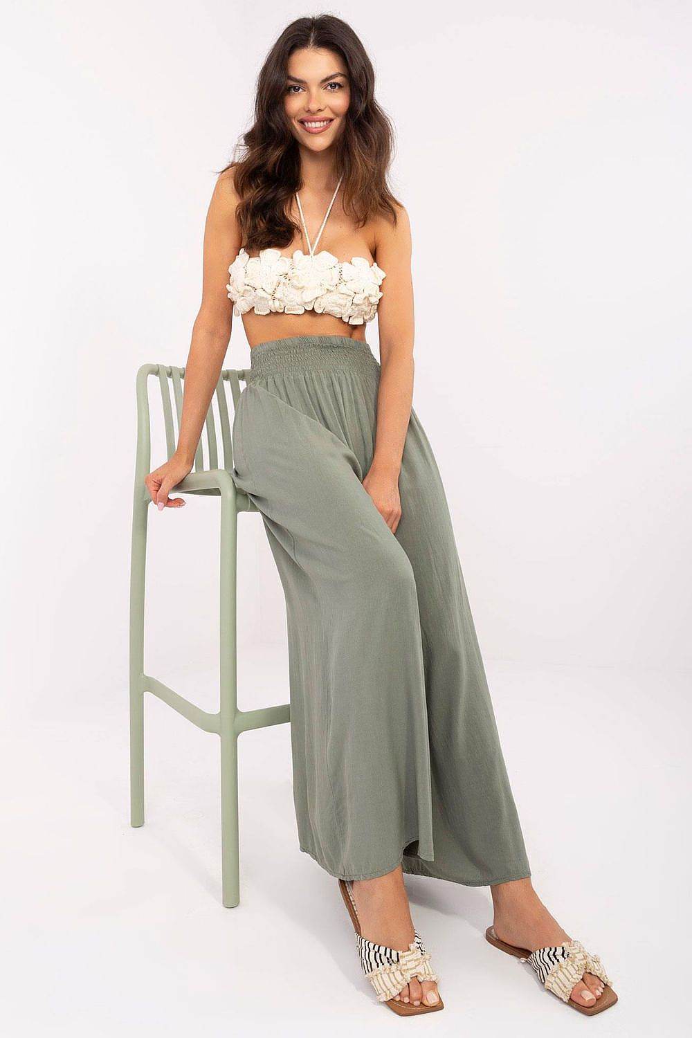 Women trousers Och Bella - CELIA MODA