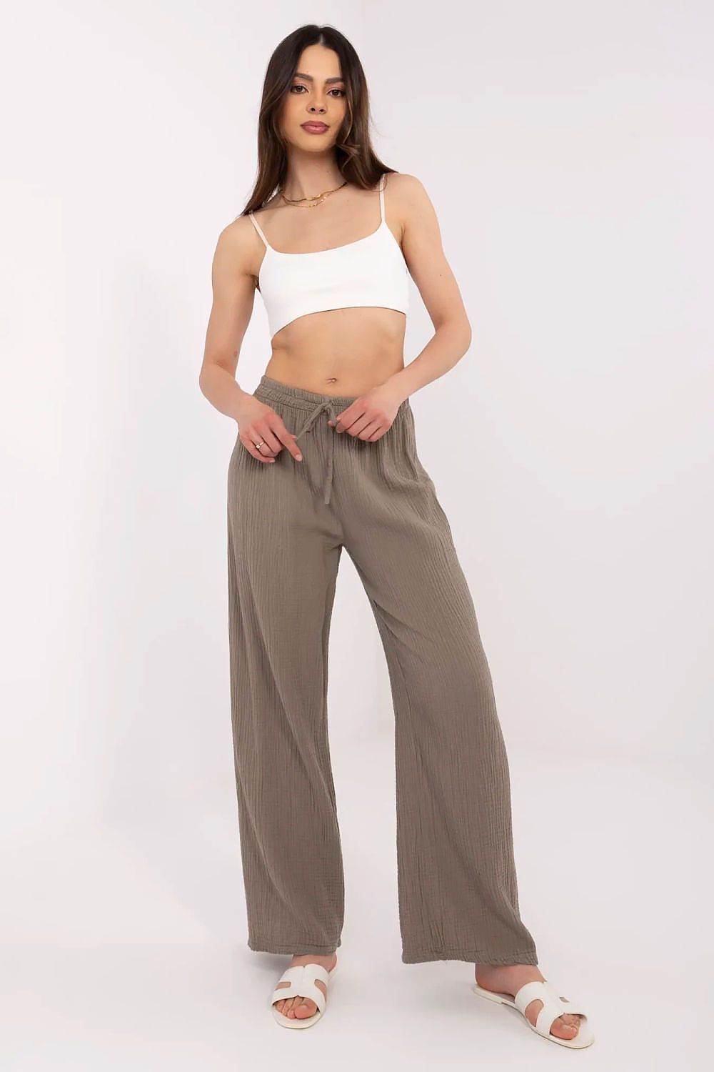 Women trousers Och Bella - CELIA MODA