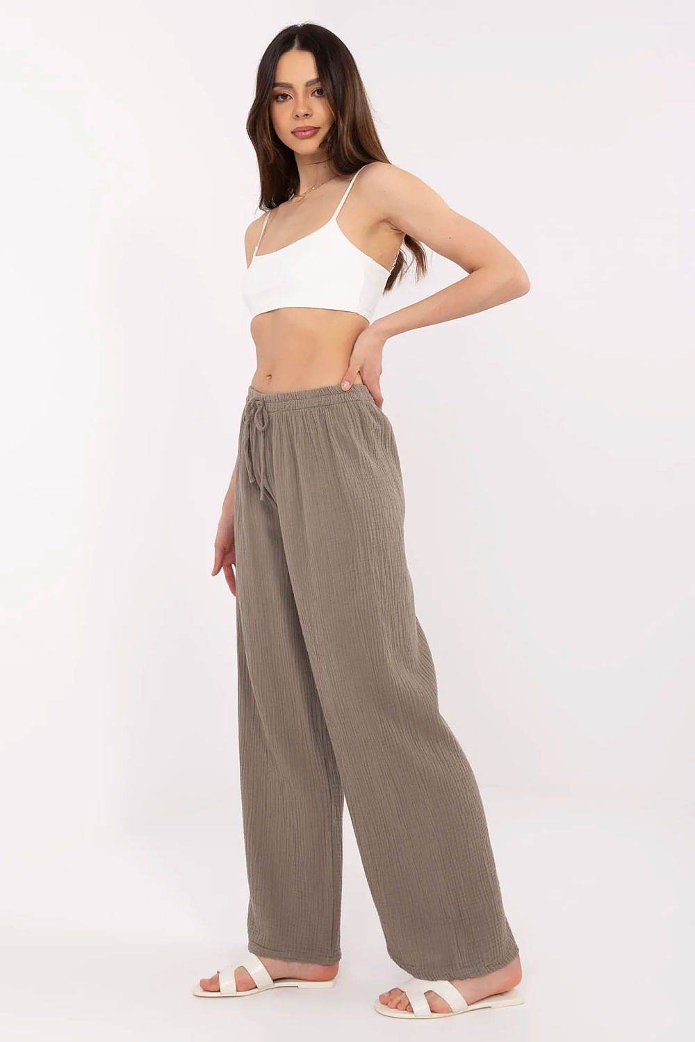 Women trousers Och Bella - CELIA MODA
