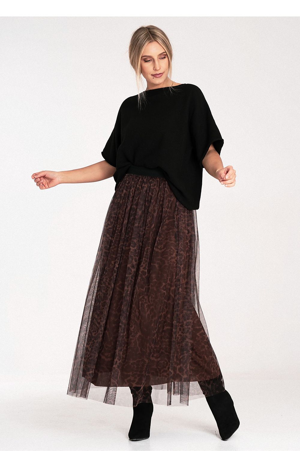 Bat style blouse model 217074 Figl