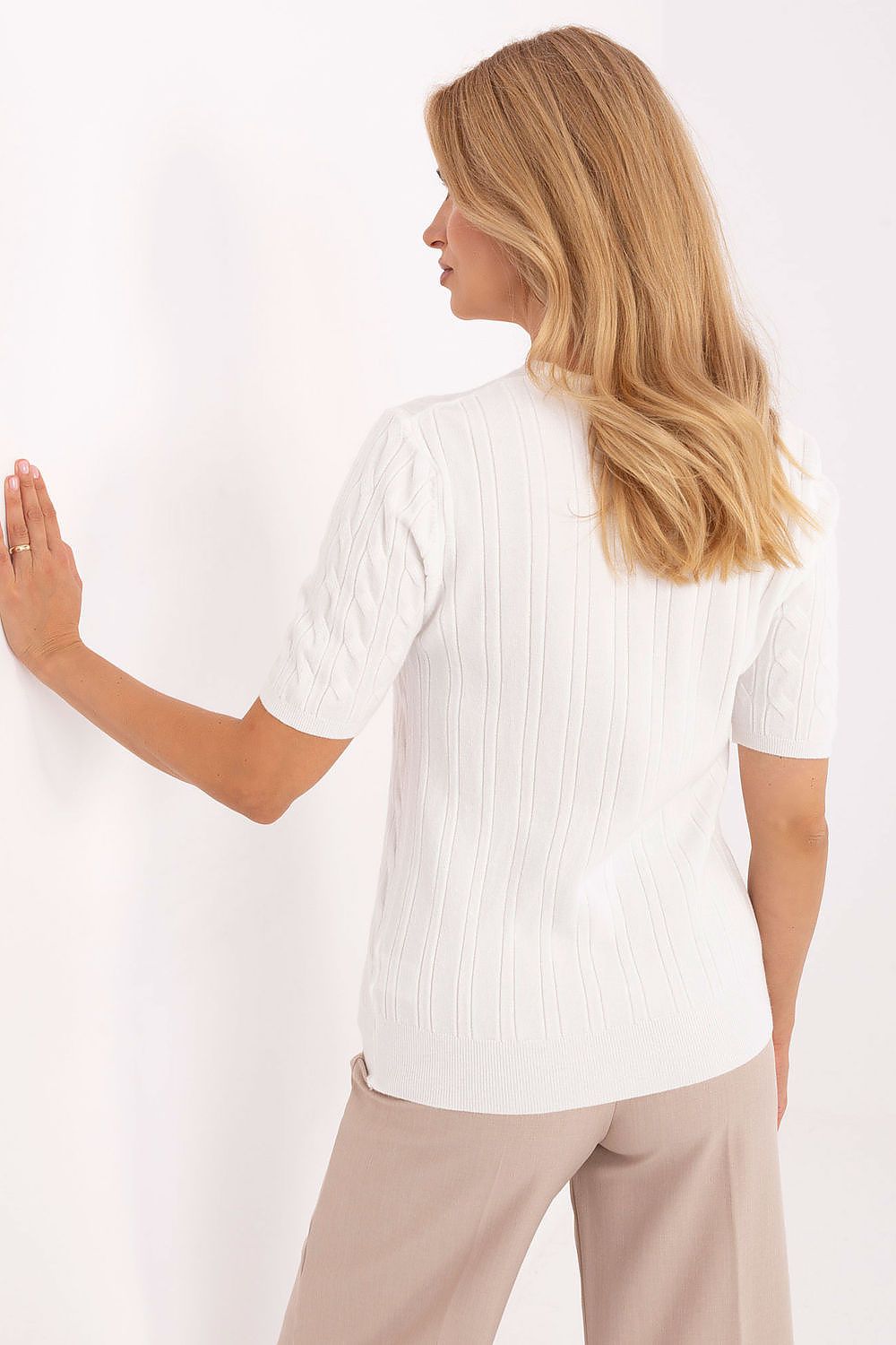 Short sleeve sweater model 217330 Factory Price