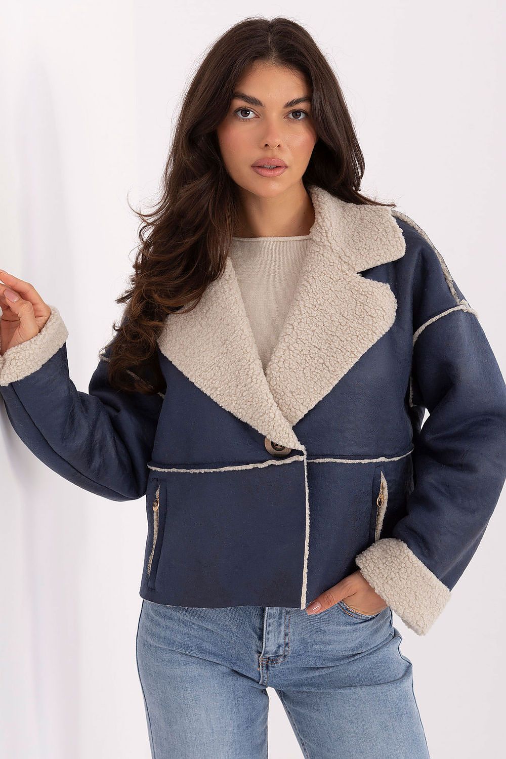 Jacket model 217633 Factory Price