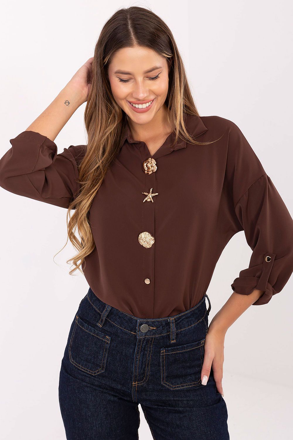 Long sleeve shirt model 219388 Rue Paris
