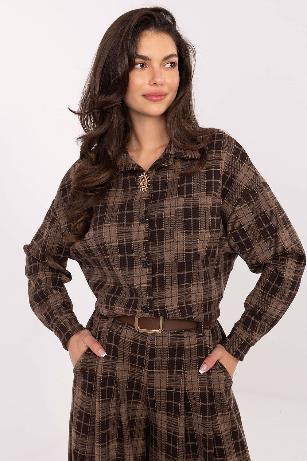 Long sleeve shirt model 220040 Italy Moda