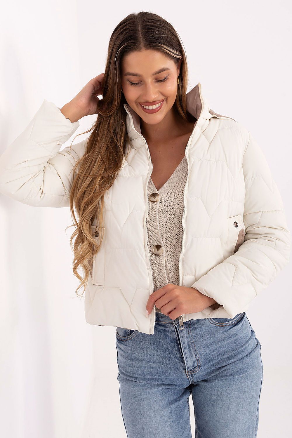 Jacket model 220656 Factory Price