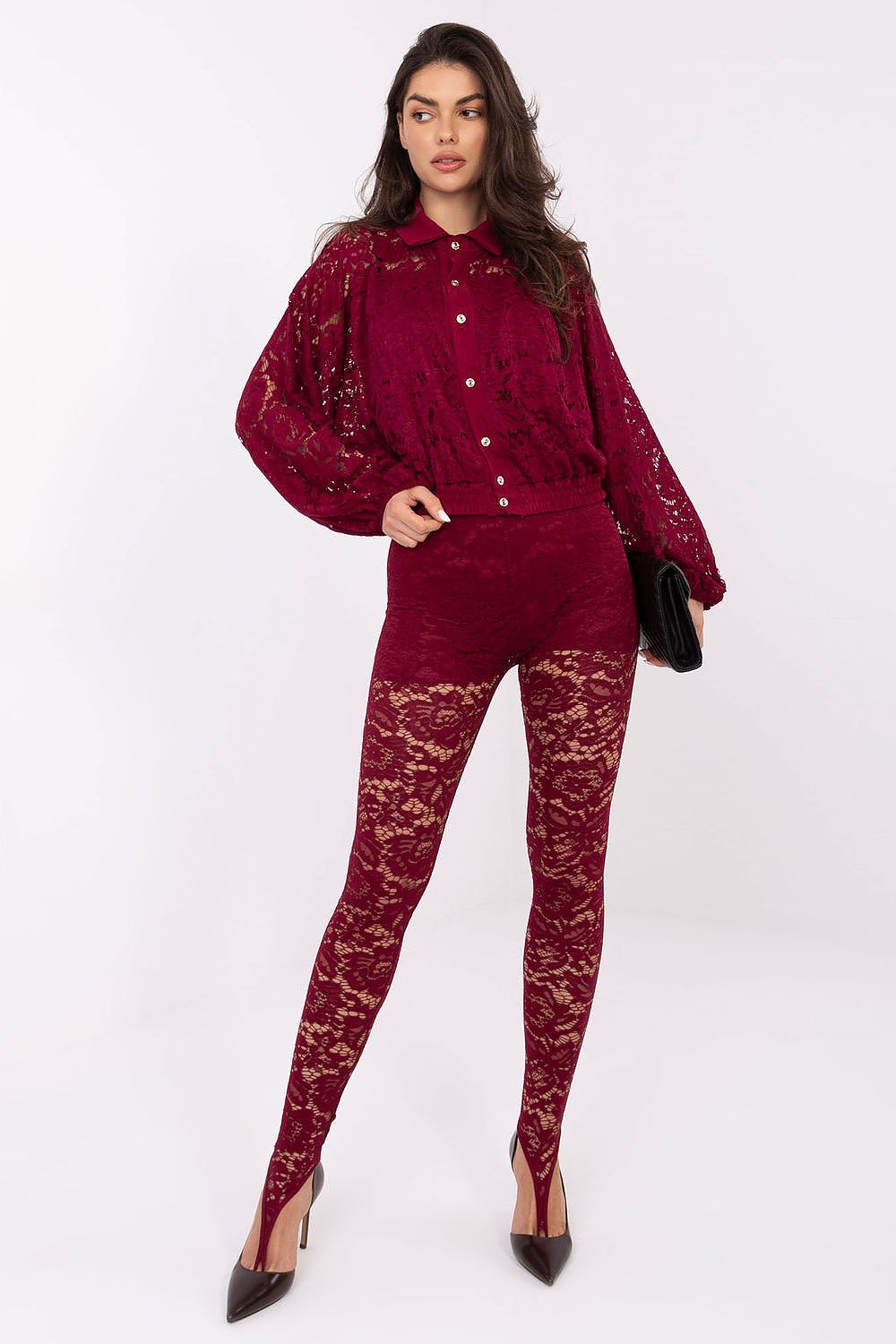 Long leggings model 221299 Italy Moda