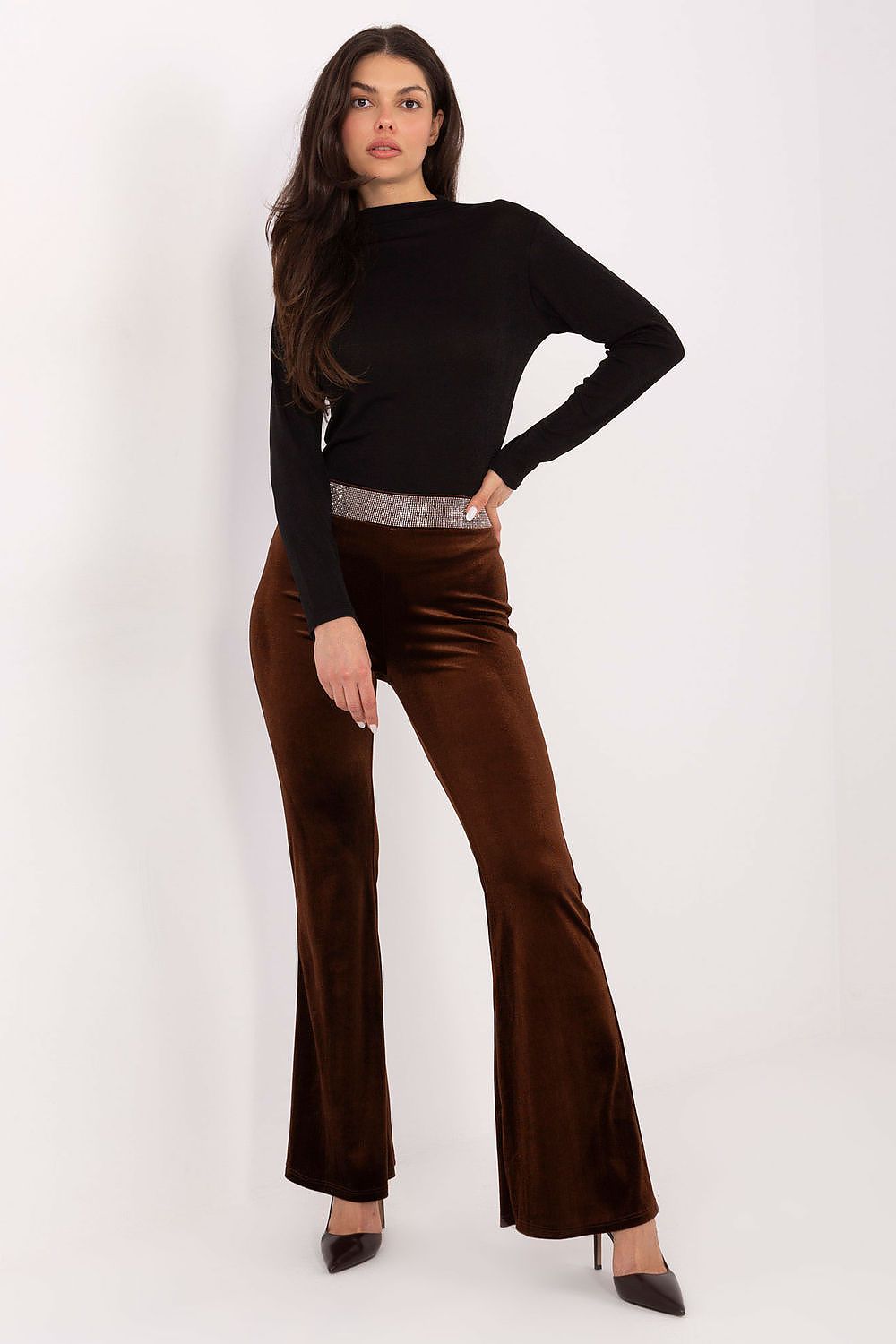 Women trousers model 221555 Italy Moda