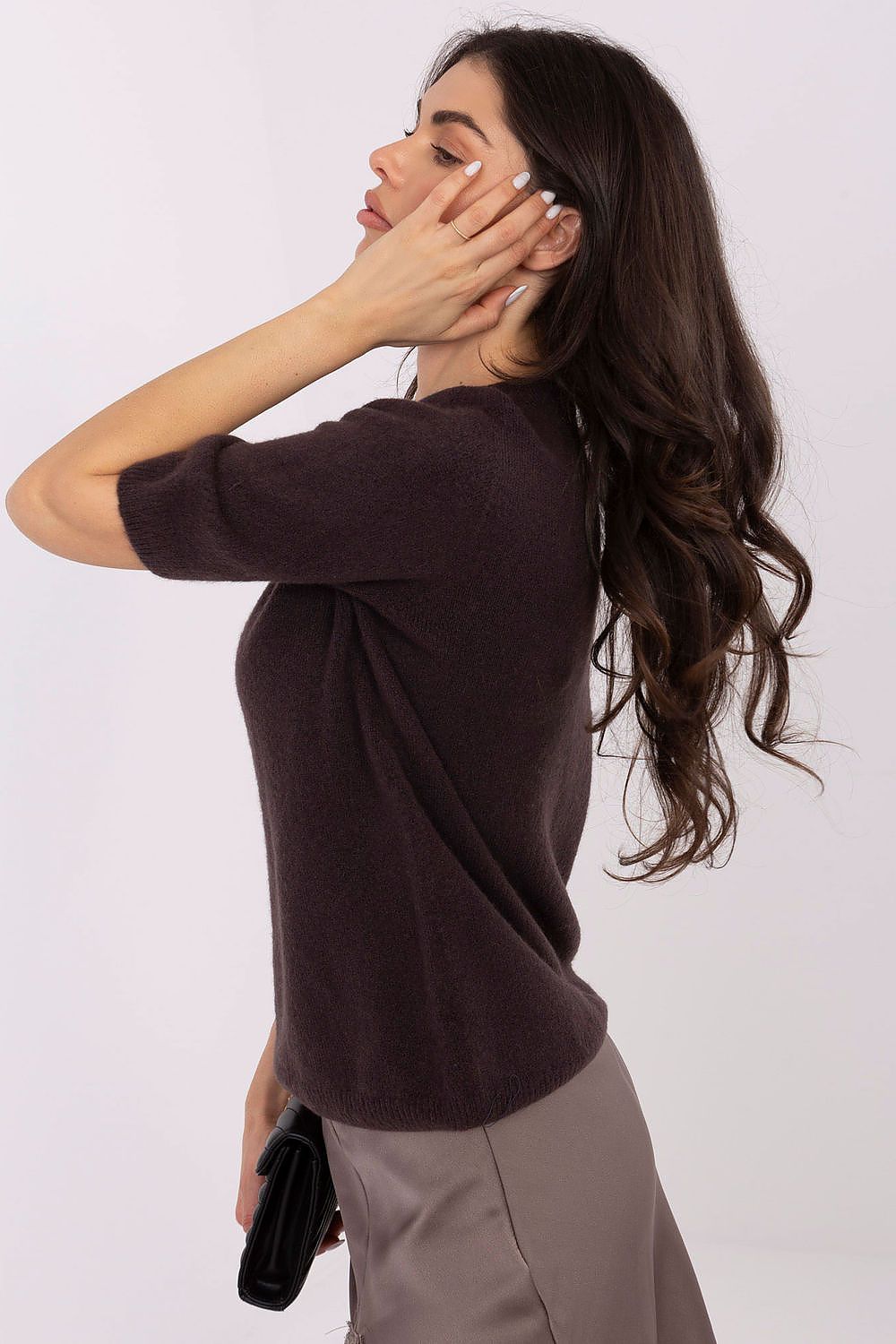 Short sleeve sweater model 221596 Italy Moda