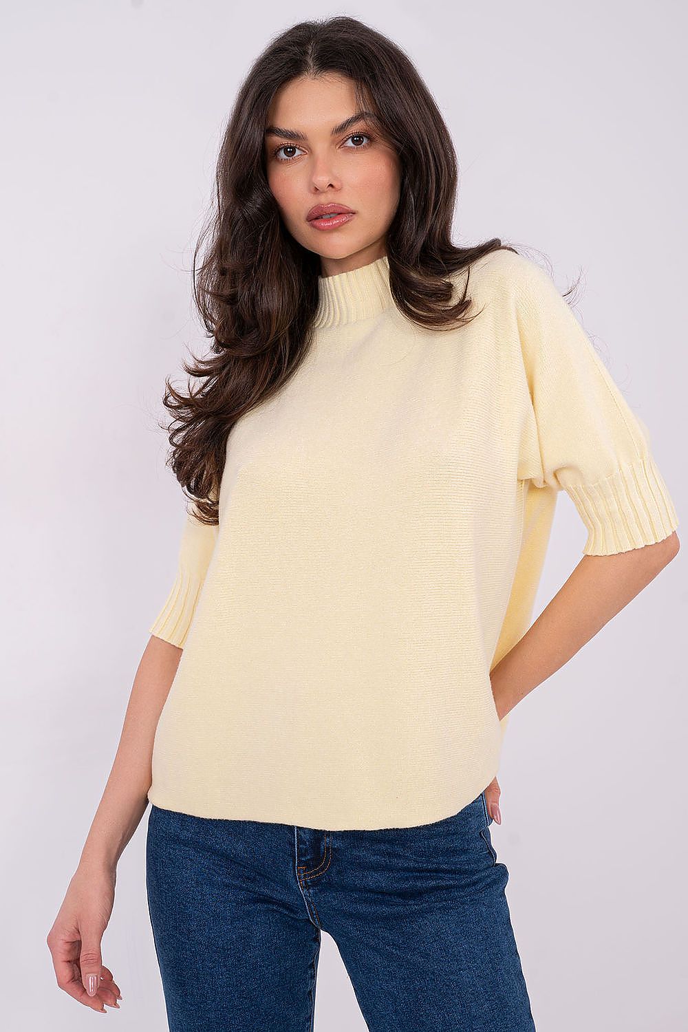 Short sleeve sweater model 222442 Italy Moda