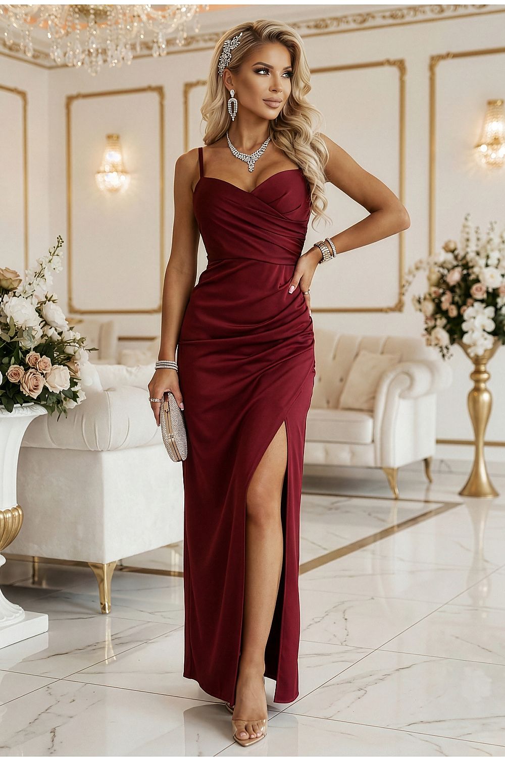 Long dress model 223666 Numoco
