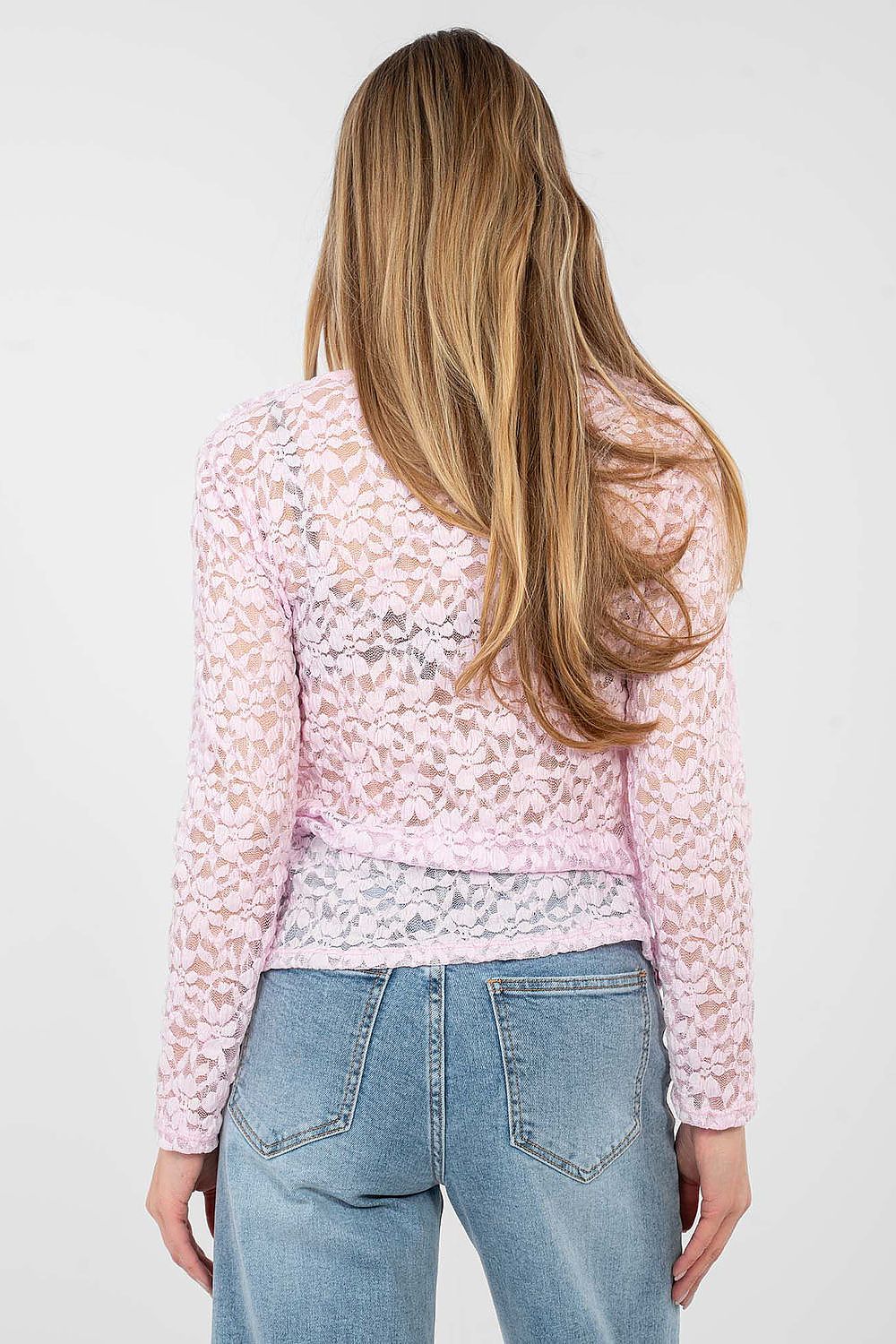 Lace blouse model 223841 Rue Paris