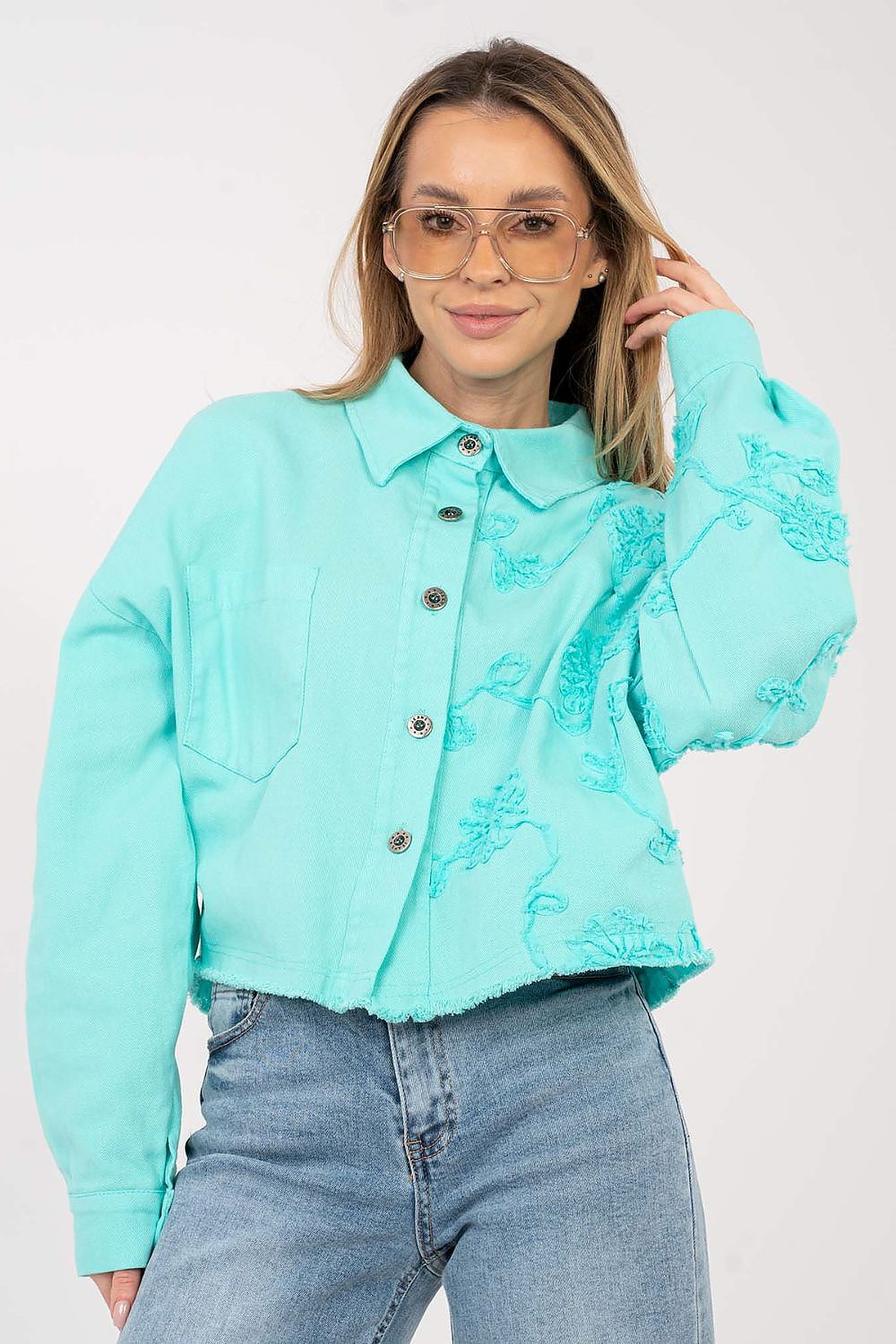 Denim jacket model 223790 Rue Paris