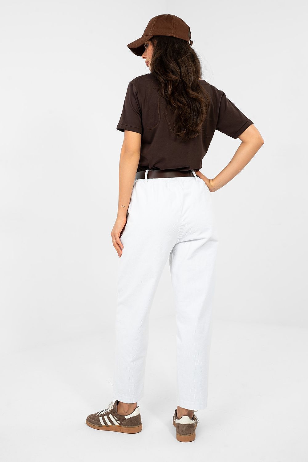 corduroy trousers model 224060 Italy Moda