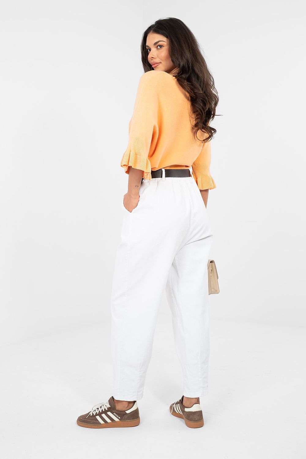 corduroy trousers model 224384 Italy Moda