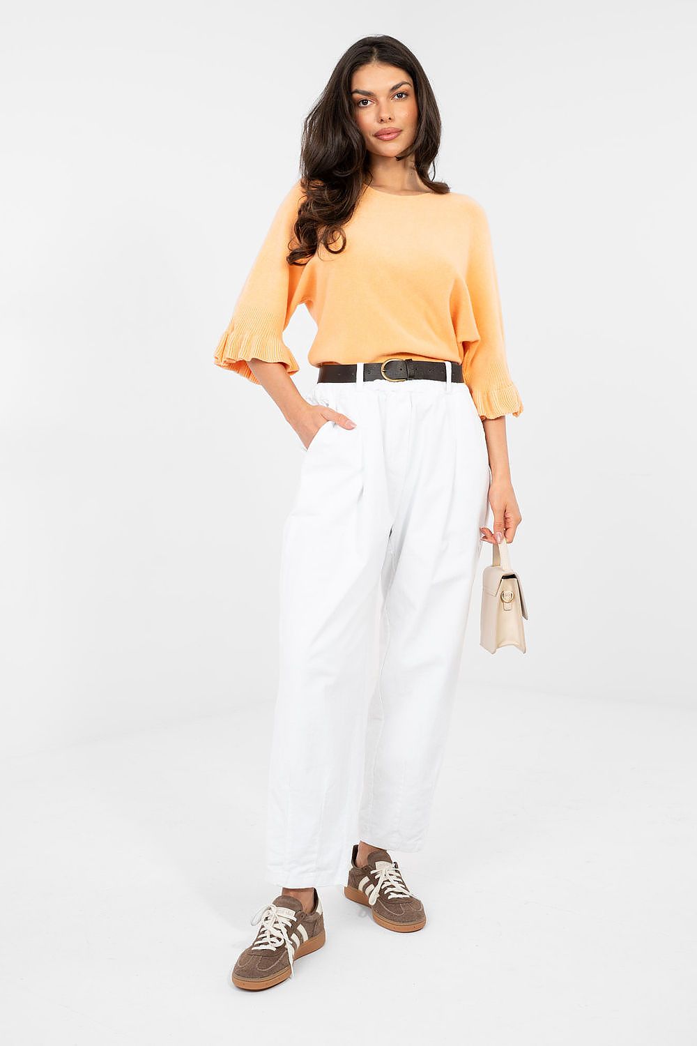 corduroy trousers model 224384 Italy Moda