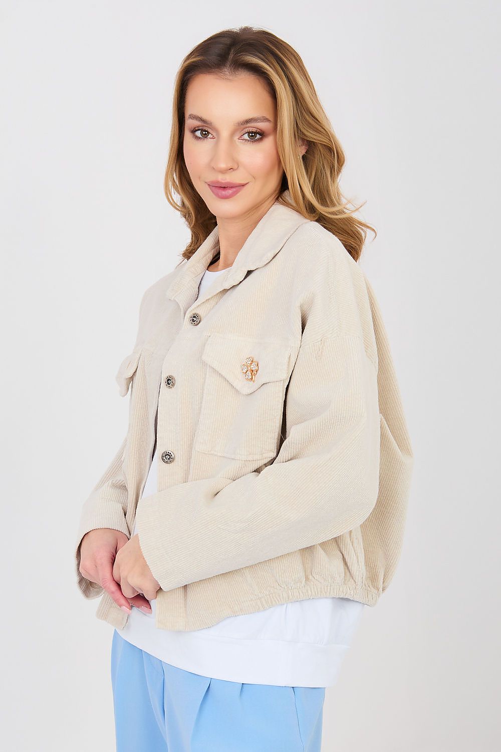 Corduroy jacket model 224979 Rue Paris