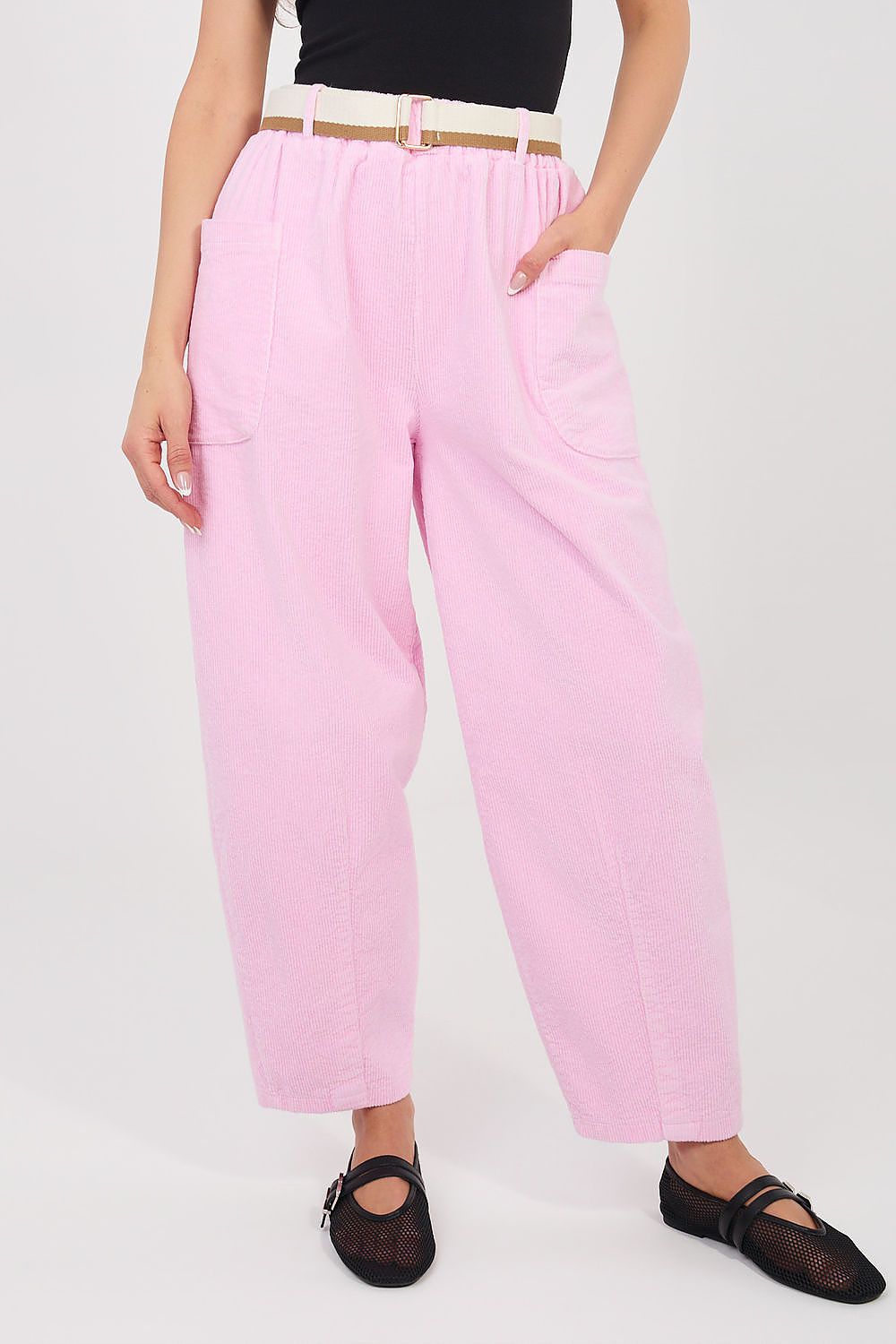 corduroy trousers model 225099 Rue Paris