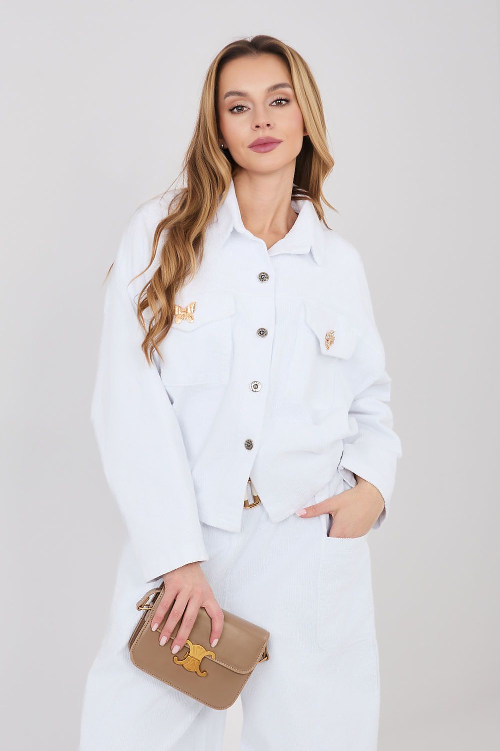 Corduroy jacket model 225427 Rue Paris