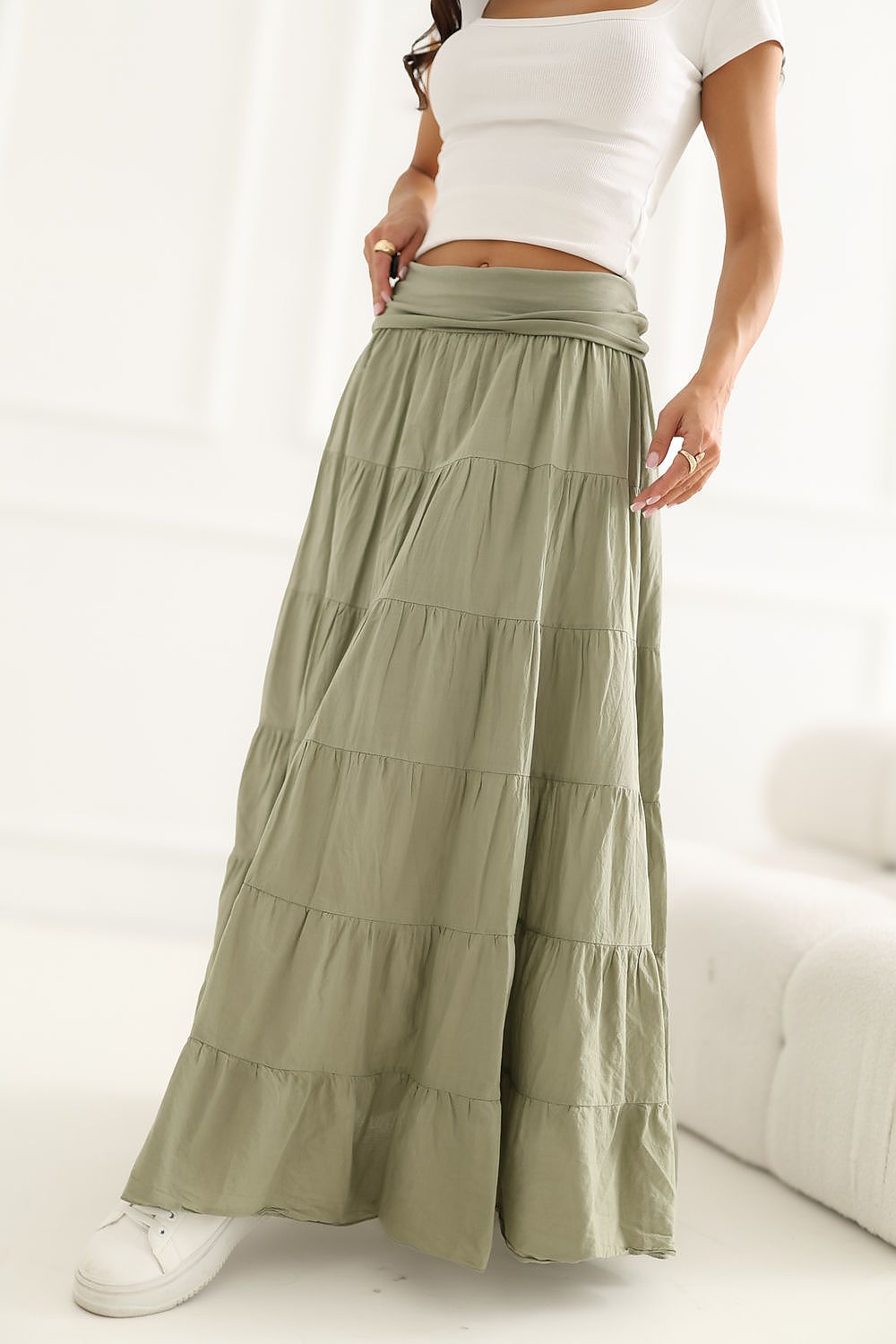 Long skirt model 229474 Italy Moda