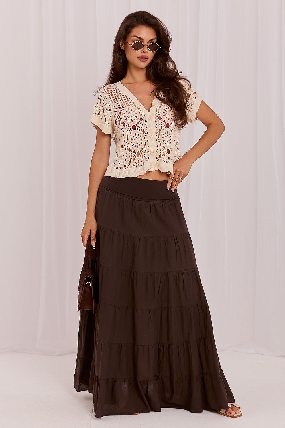 Long skirt model 229478 Italy Moda