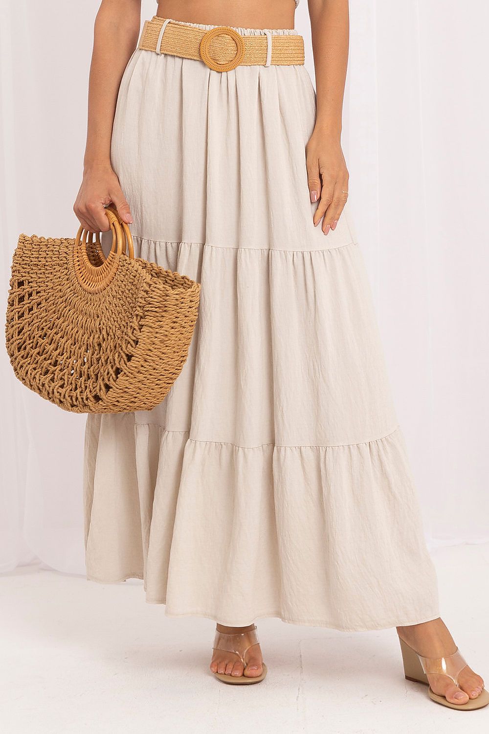 Long skirt model 229935 Italy Moda