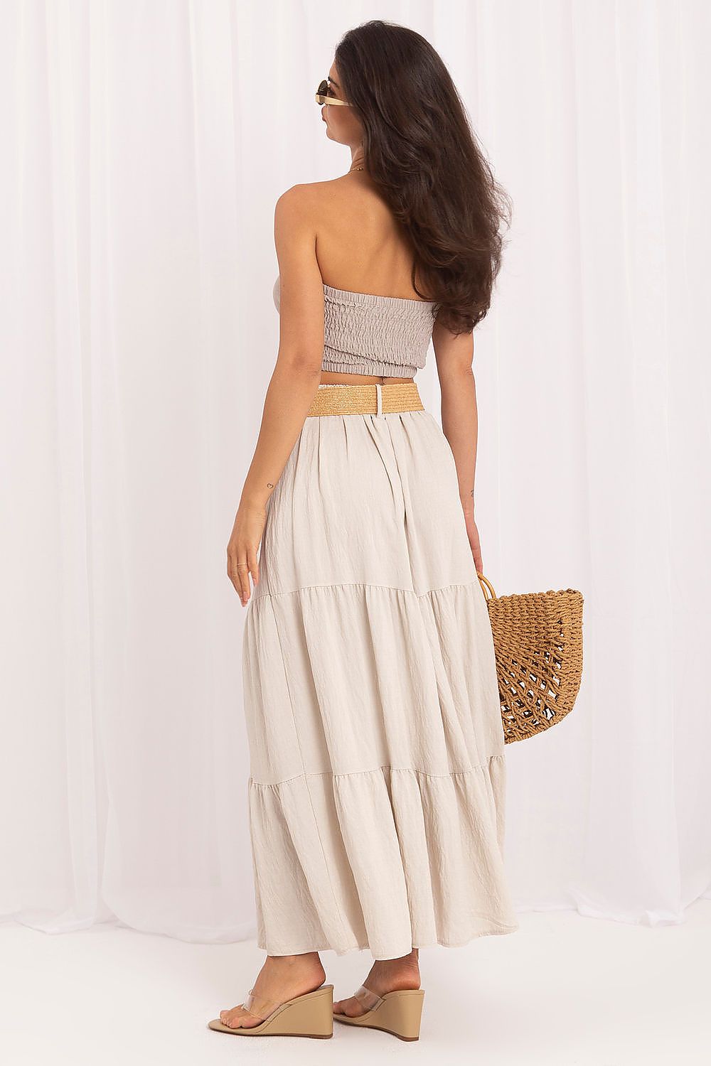 Long skirt model 229935 Italy Moda