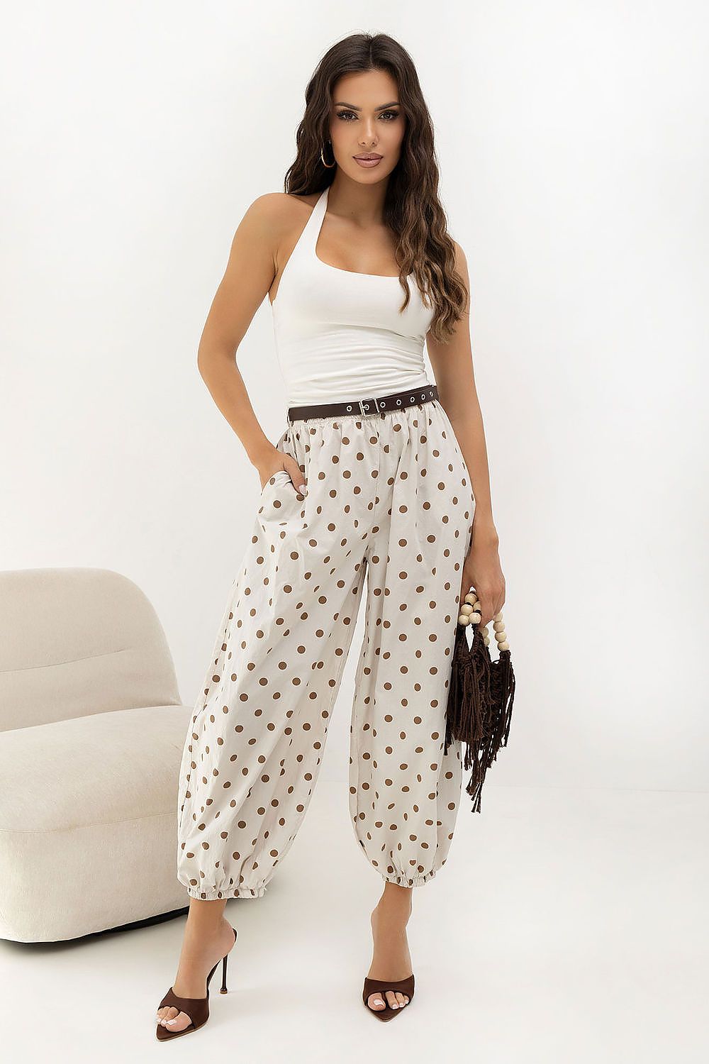 Women trousers model 229936 Italy Moda