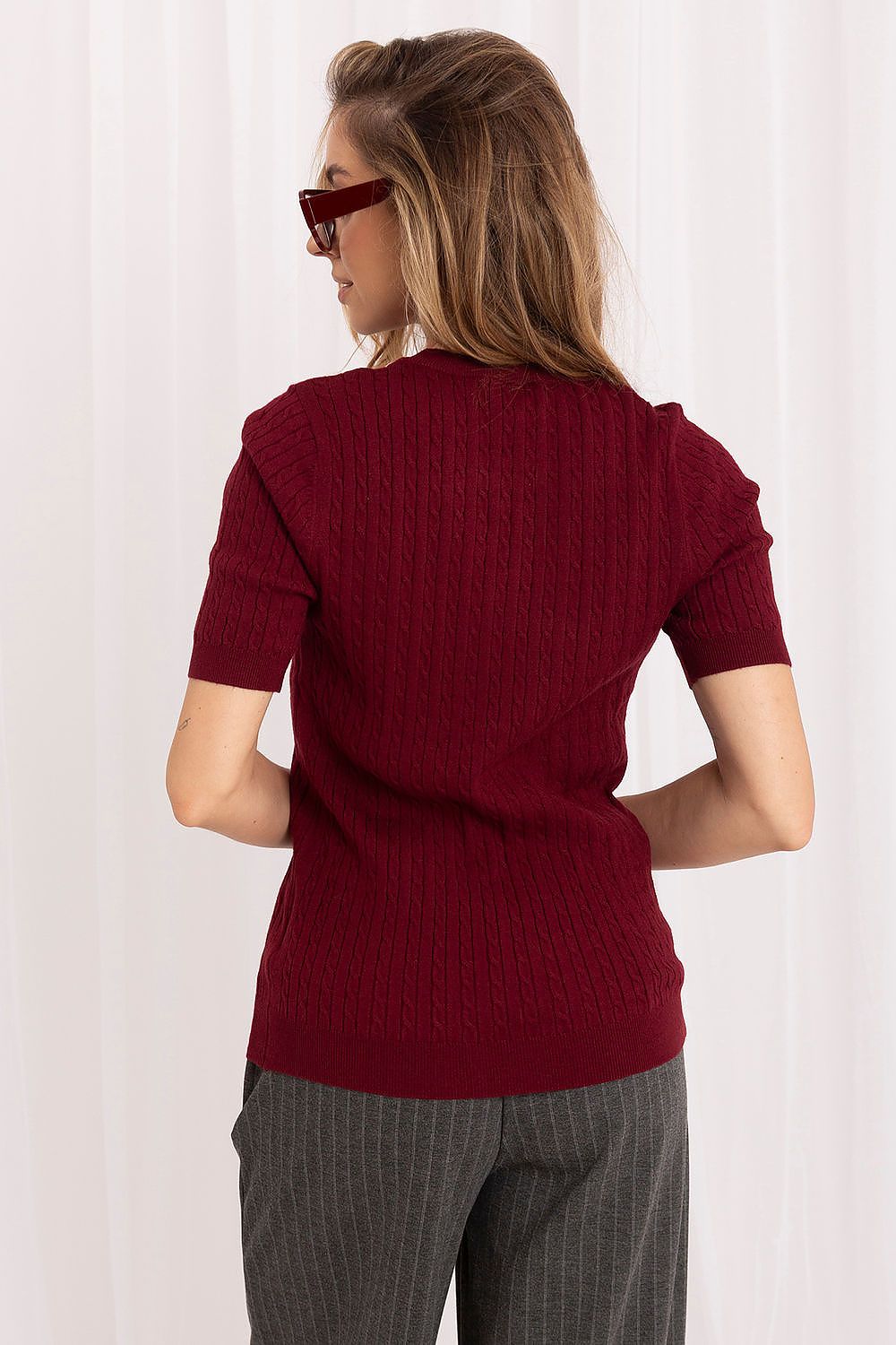 Short sleeve sweater model 230898 Italy Moda