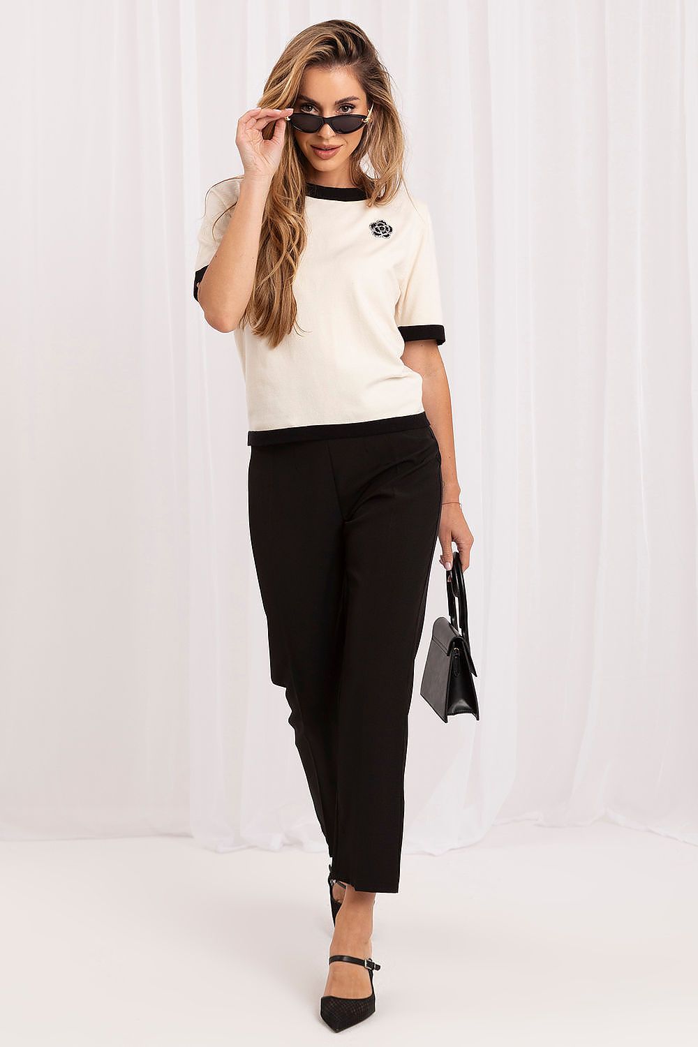 Short sleeve sweater model 230900 Italy Moda