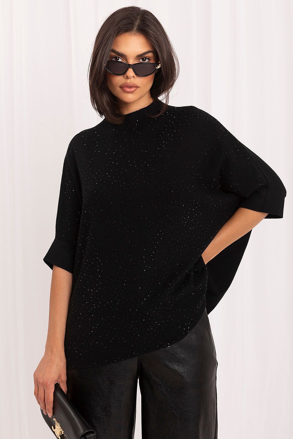 Short sleeve sweater model 231502 Italy Moda