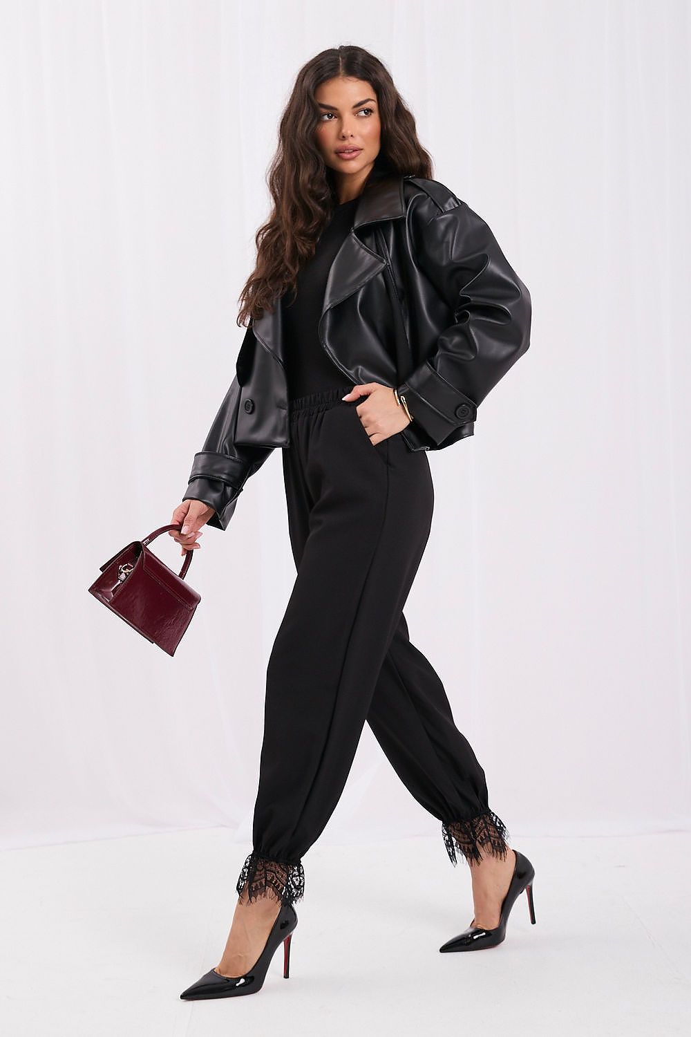 Women trousers model 231926 Italy Moda