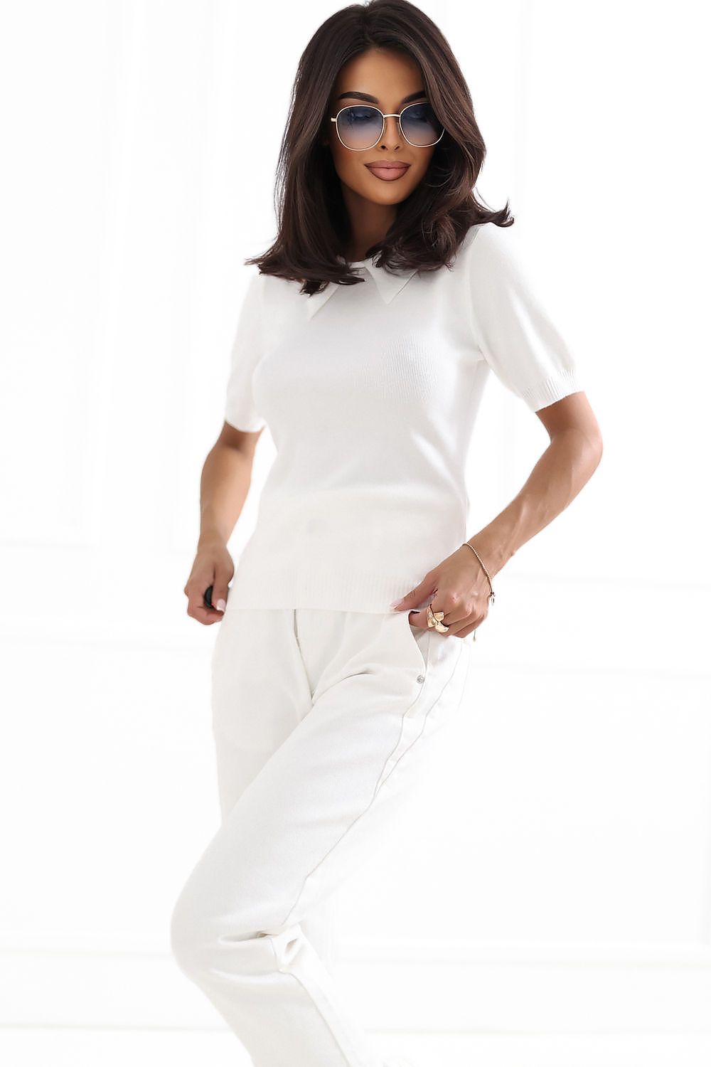 Short sleeve sweater model 232585 Factory Price