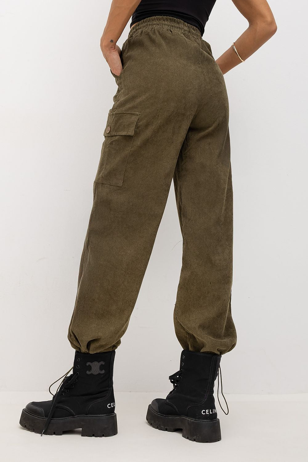 corduroy trousers model 232539 Factory Price