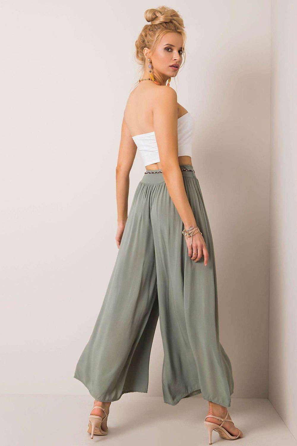 Women trousers Och Bella - CELIA MODA