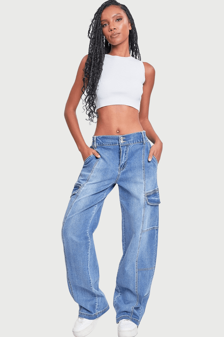 Cargo Jeans - CELIA MODA