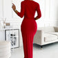  Long dress model 188118 Numoco 