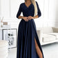  Long dress model 188119 Numoco 