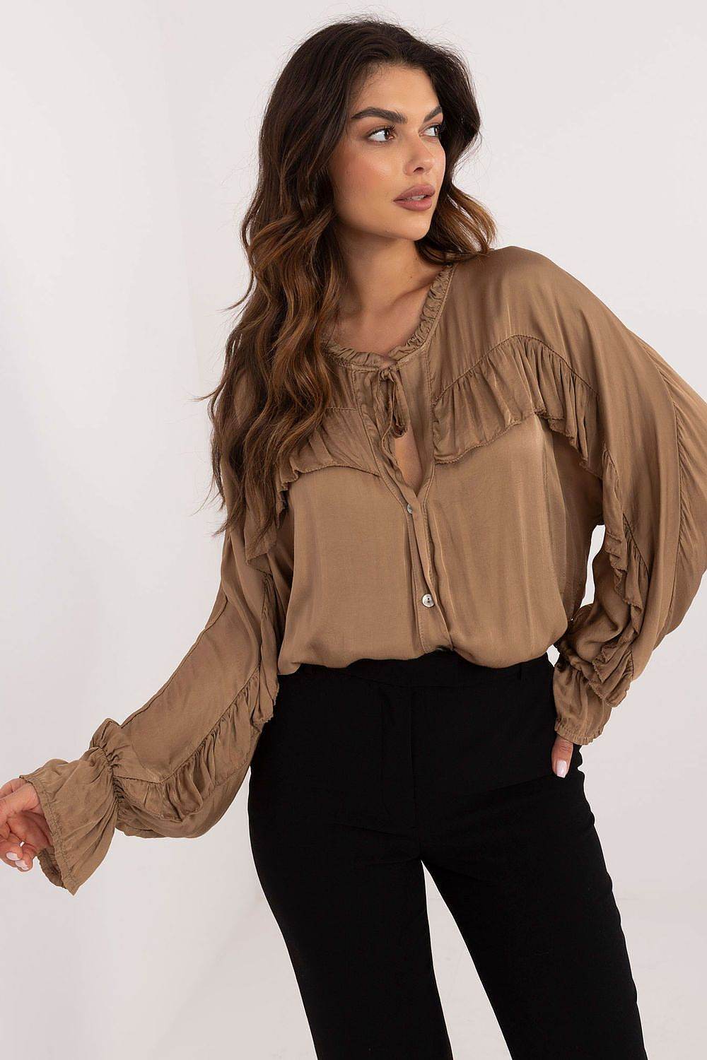 Long sleeve shirt Och Bella - CELIA MODA