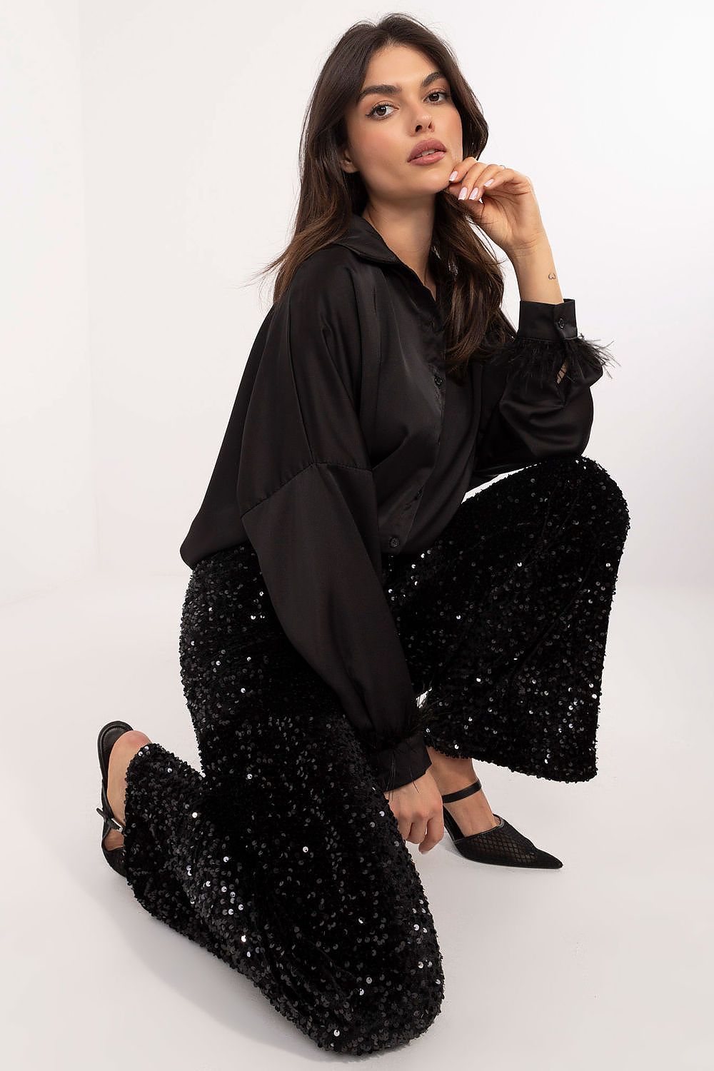  Women trousers model 203164 Italy Moda 