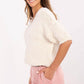  Short sleeve sweater model 206714 Italy Moda 