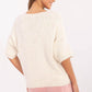  Short sleeve sweater model 206714 Italy Moda 