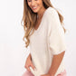  Short sleeve sweater model 206714 Italy Moda 