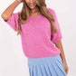  Short sleeve sweater model 206738 Italy Moda 