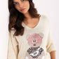  Short sleeve sweater model 206959 Italy Moda 