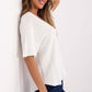  Short sleeve sweater model 209995 Italy Moda 