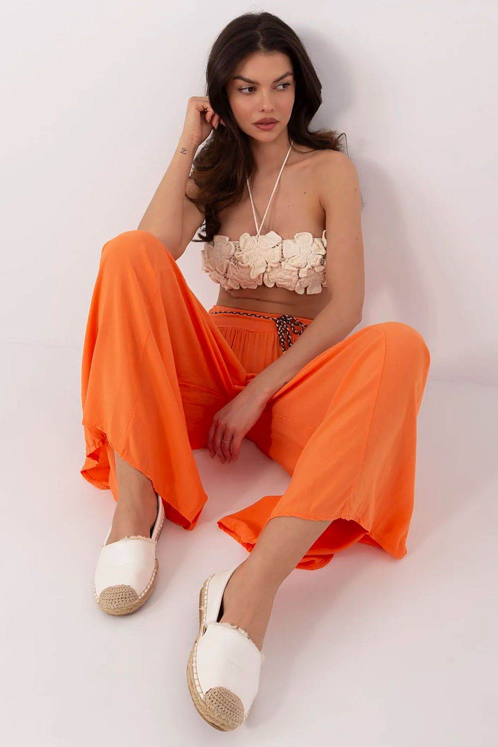 Women trousers Och Bella - CELIA MODA