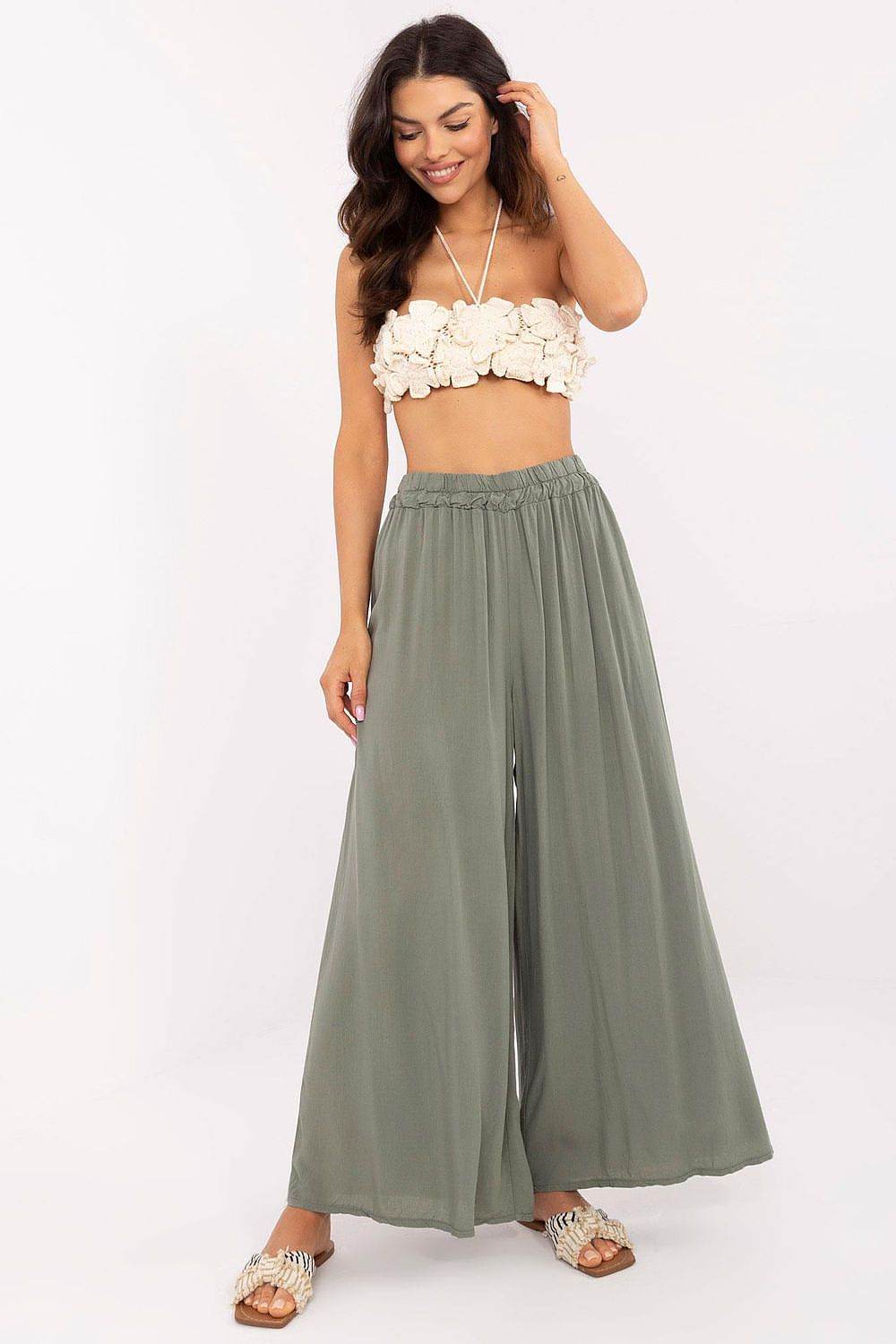 Women trousers Och Bella - CELIA MODA
