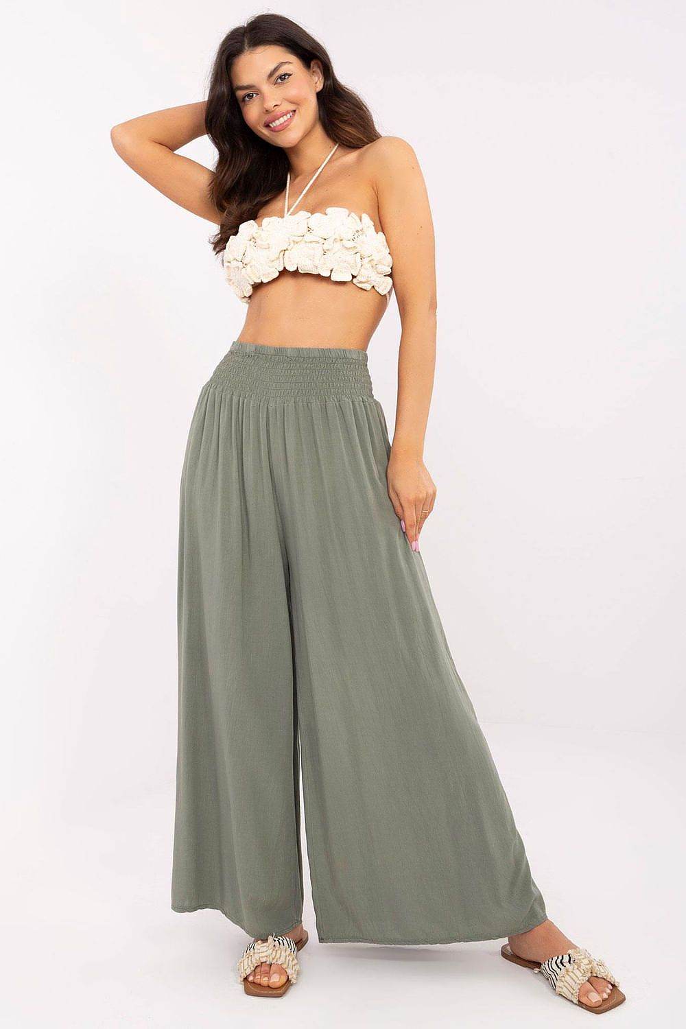 Women trousers Och Bella - CELIA MODA