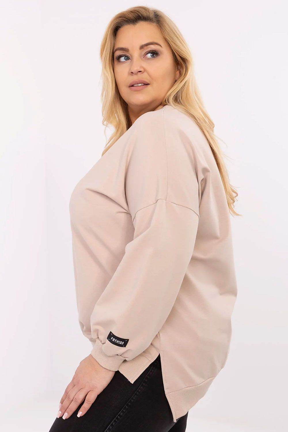 Plus size sweatshirt Relevance - CELIA MODA