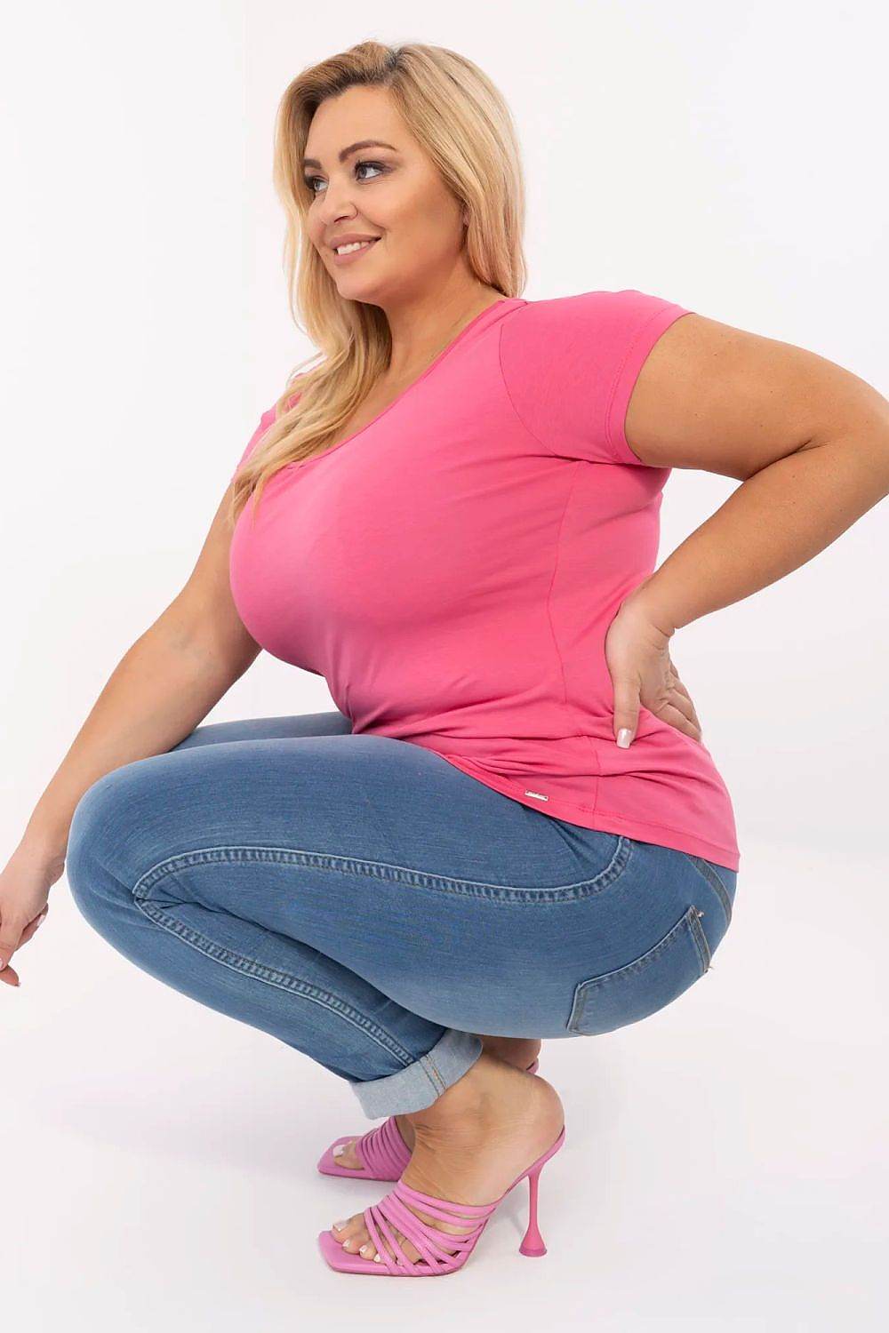 Plus size T-shirt Relevance - CELIA MODA